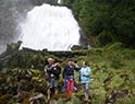 At the foot of Chatterbox Falls